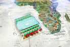 gem stickers for world map