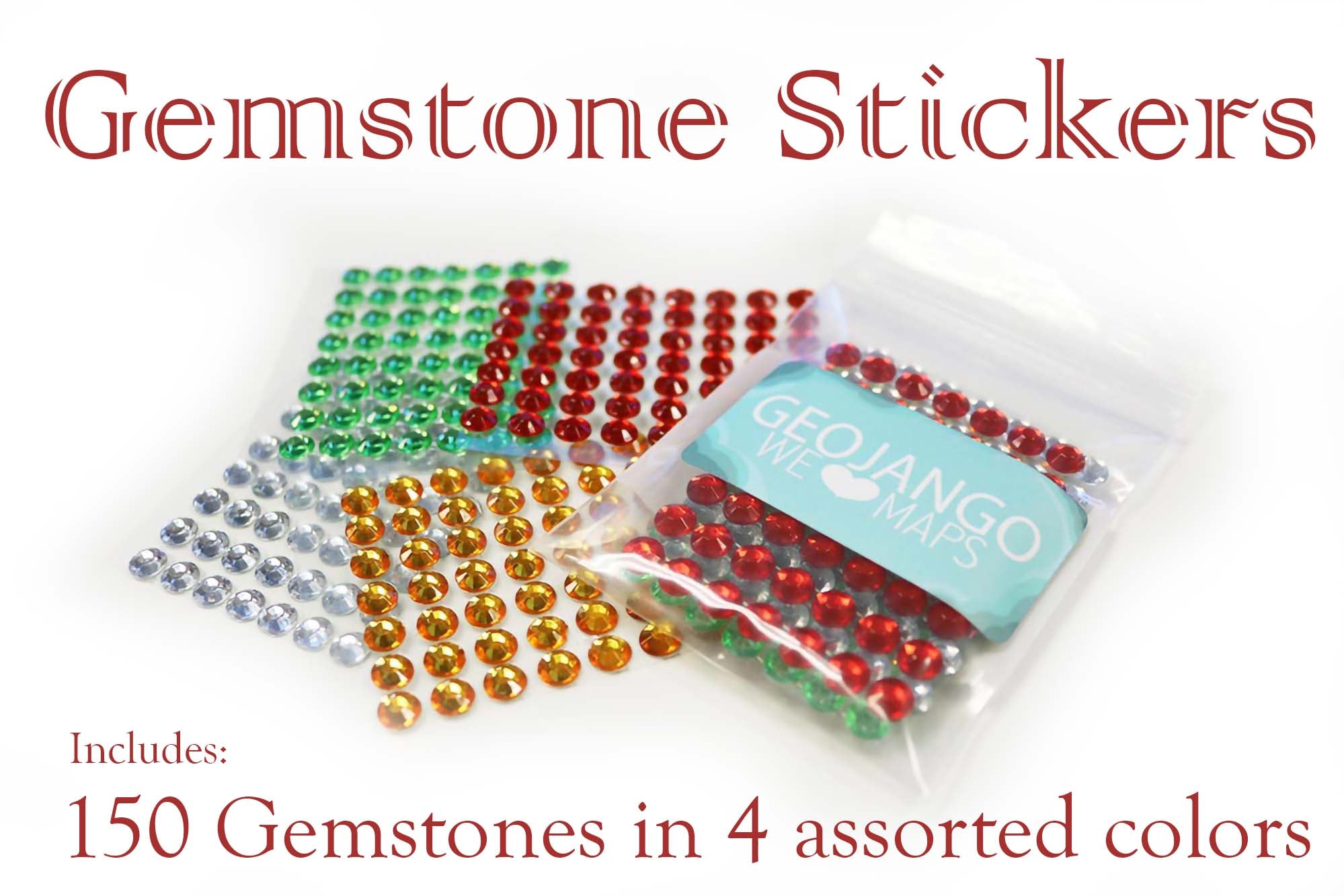 map gem stickers