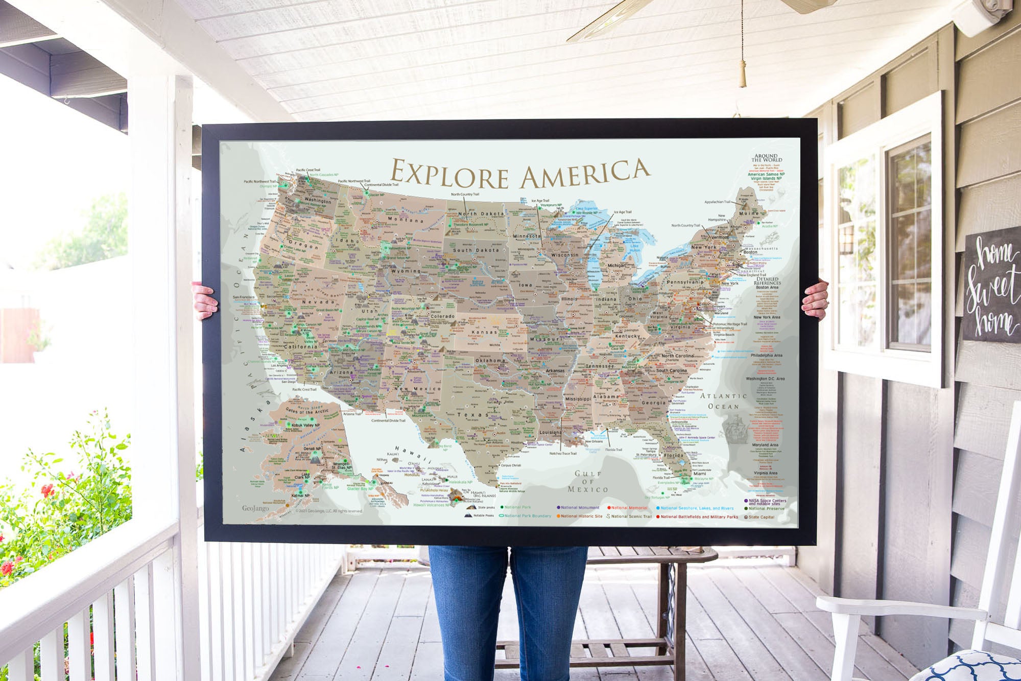 national parks map