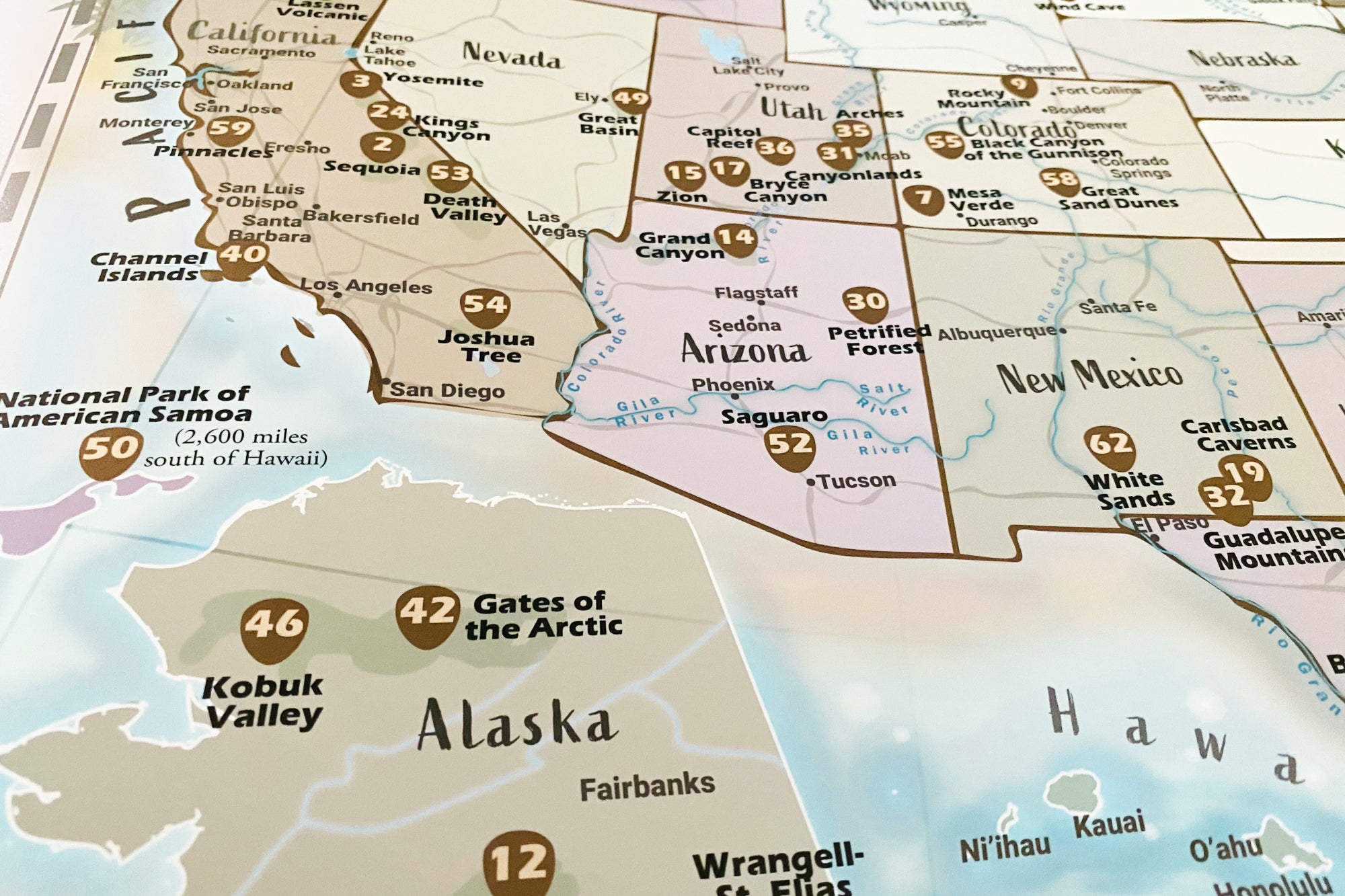track national parks usa