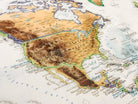 USA on a map