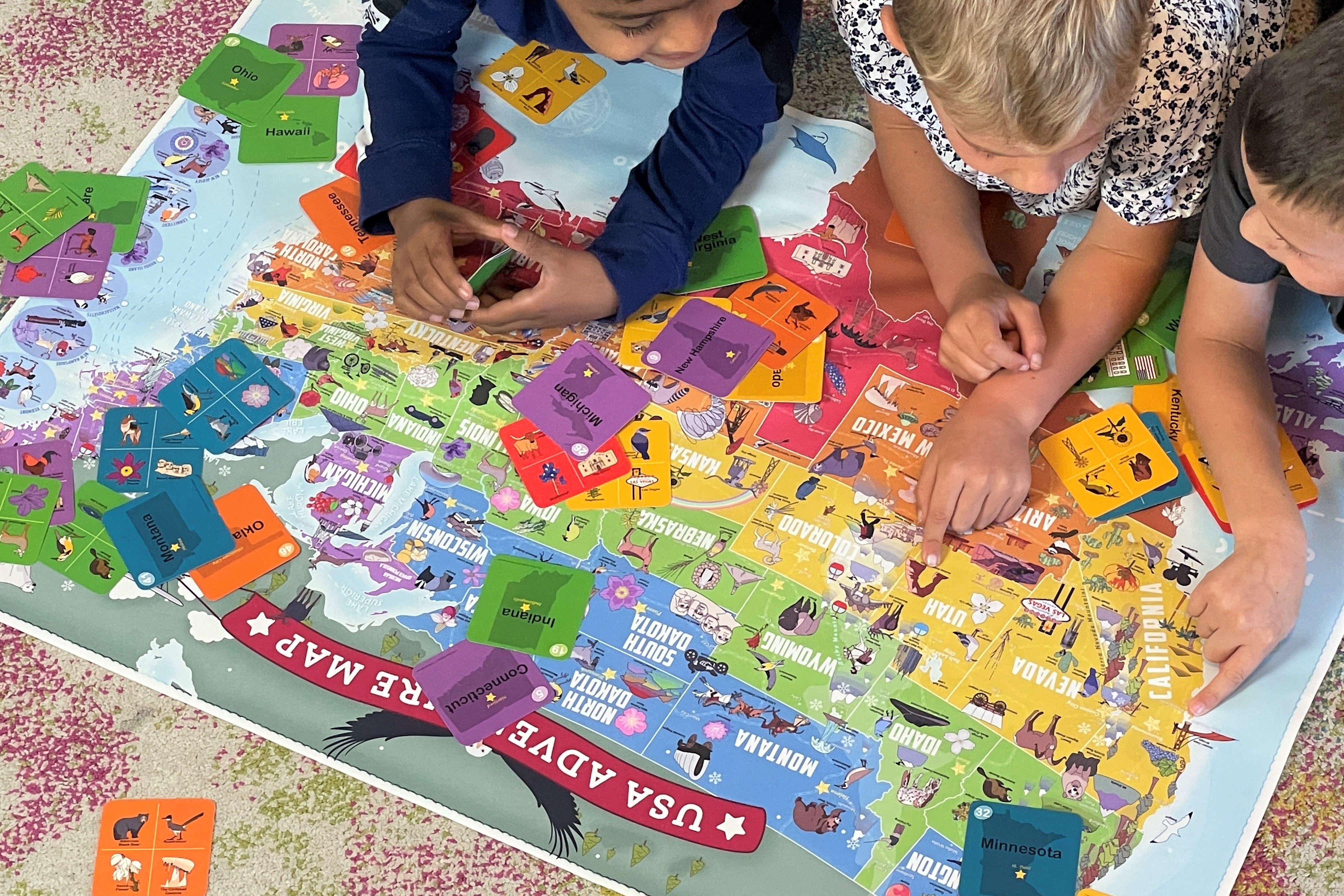 large usa map for kids