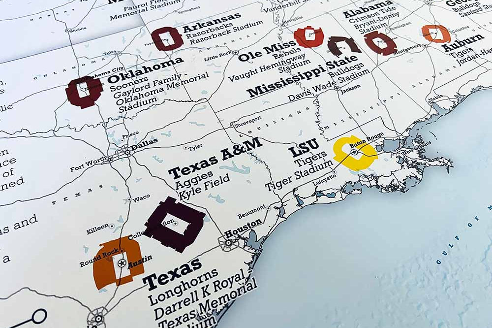 sec teams map