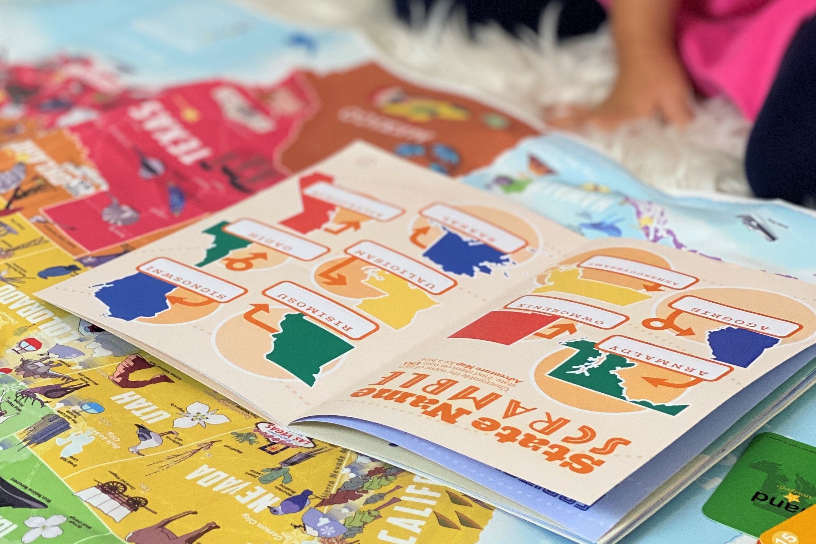 Kids educational geography workbook