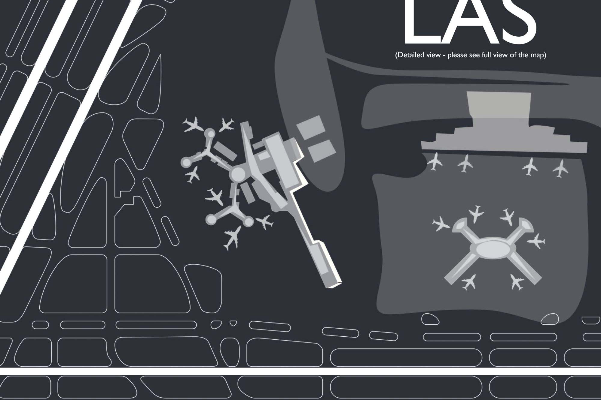 Las Vegas airport print