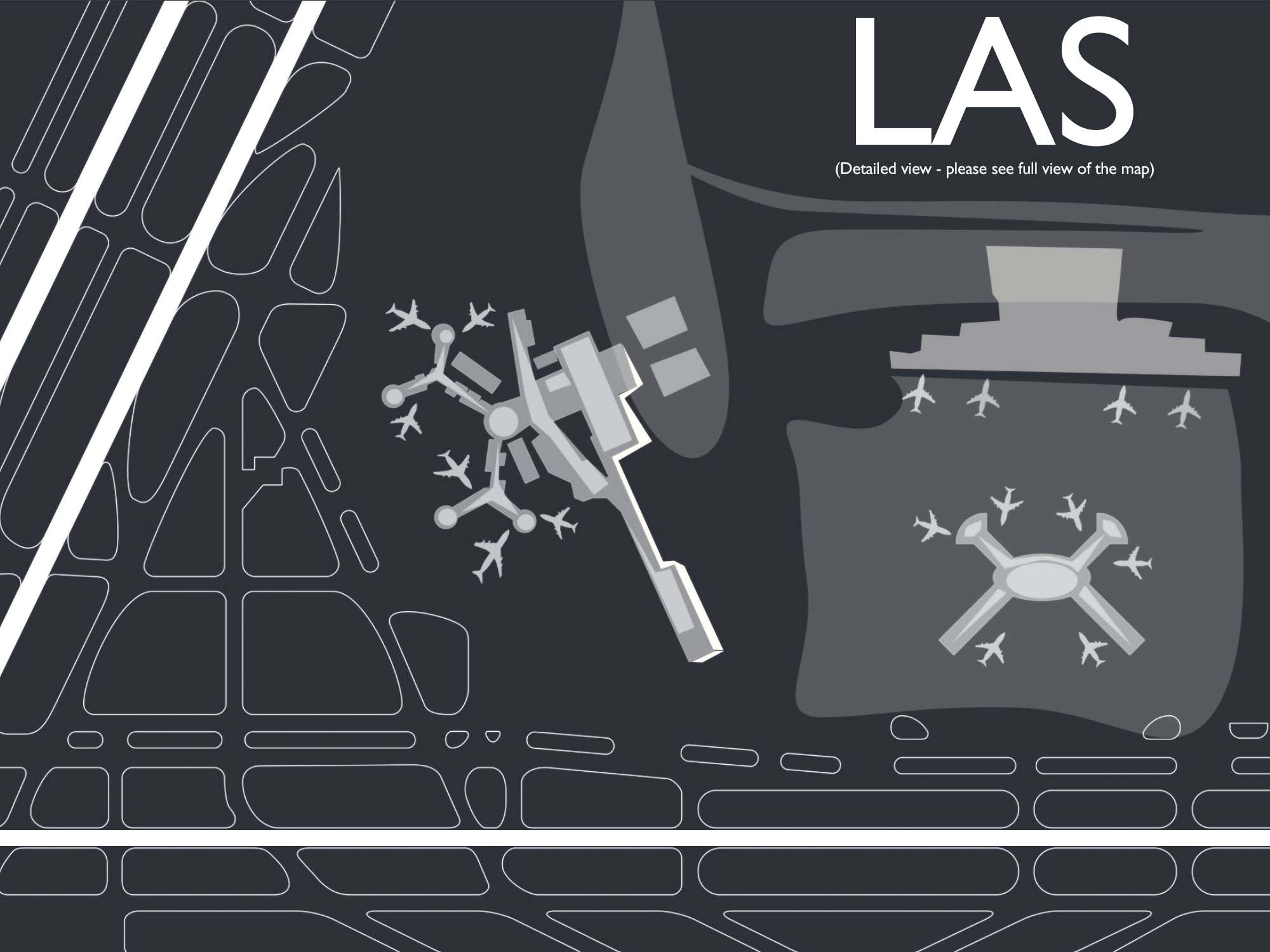 Las Vegas airport print