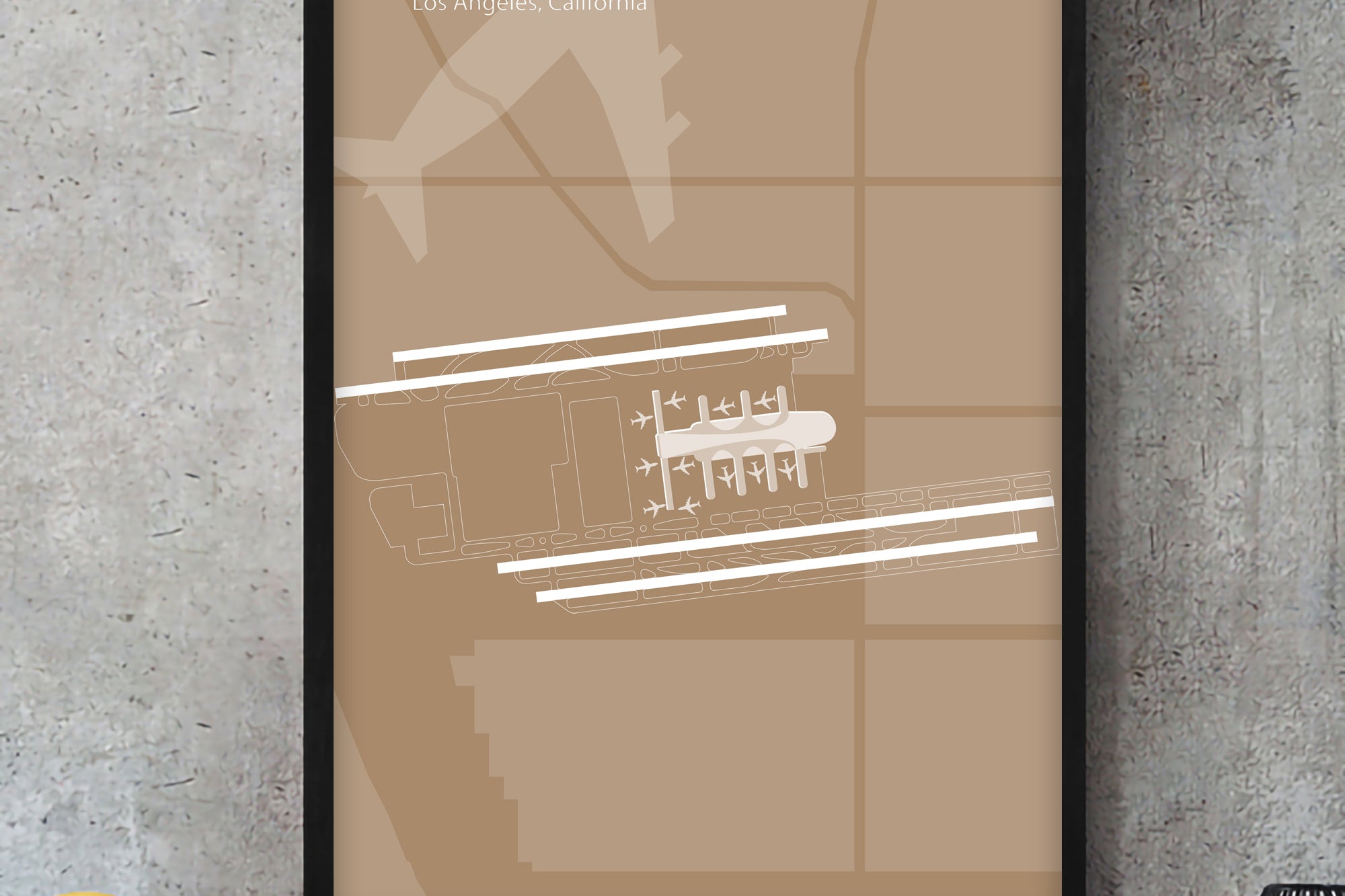 LAX map artwork