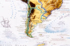 Patagonia on a map