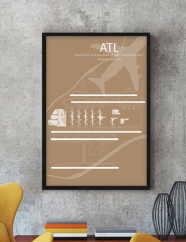 ATL airport print