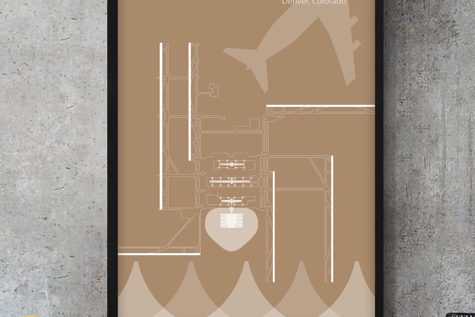 Denver airport map