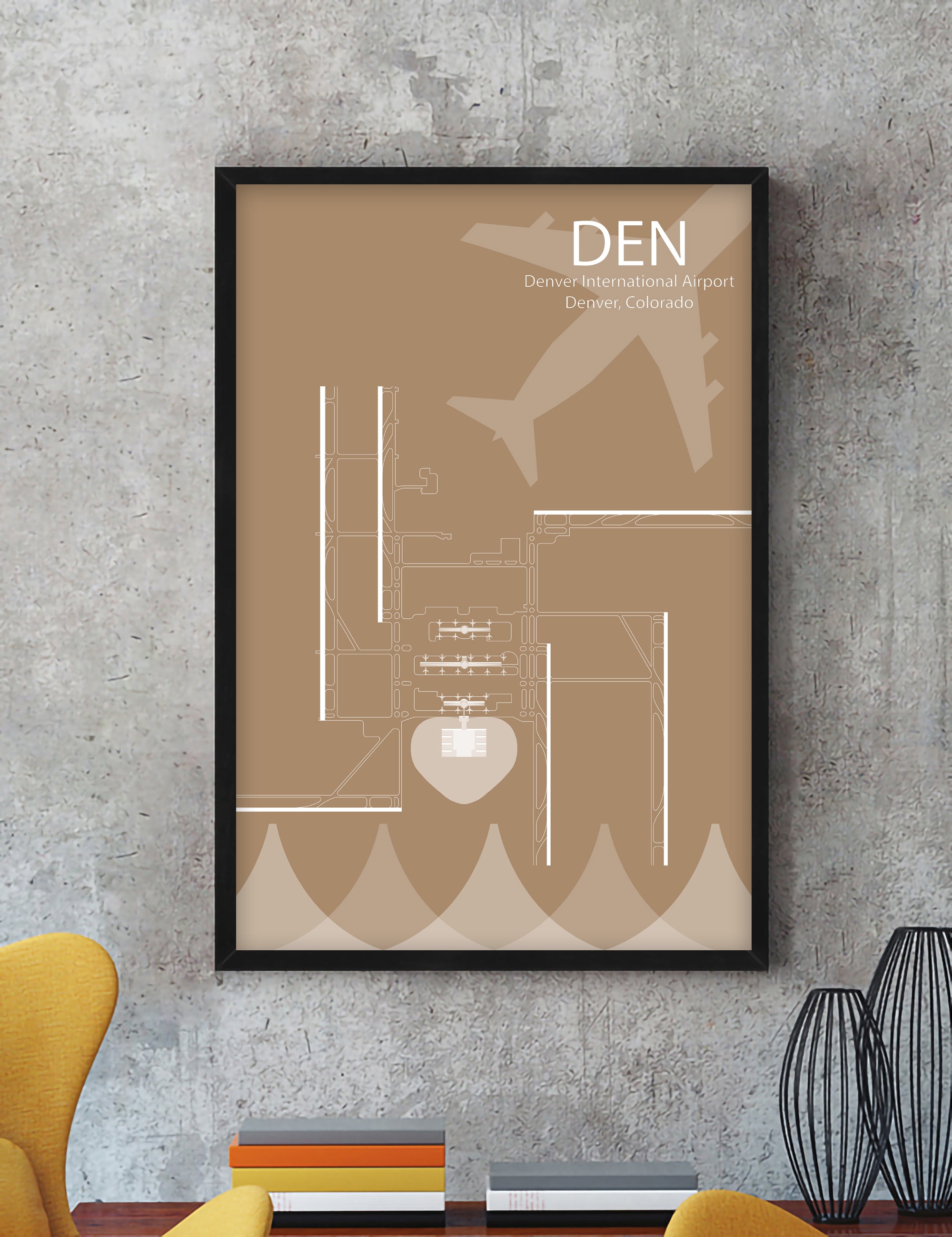 Denver airport map