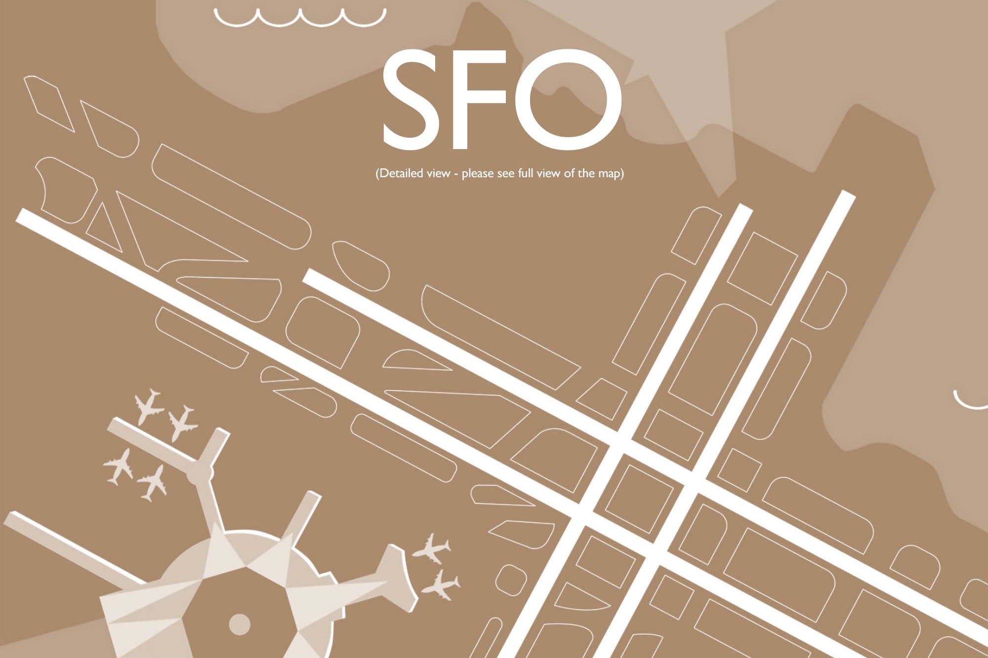 detailed sfo artwork