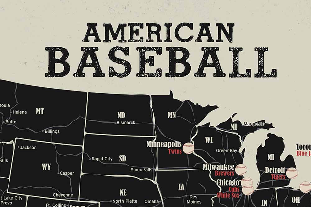 MLB map visited