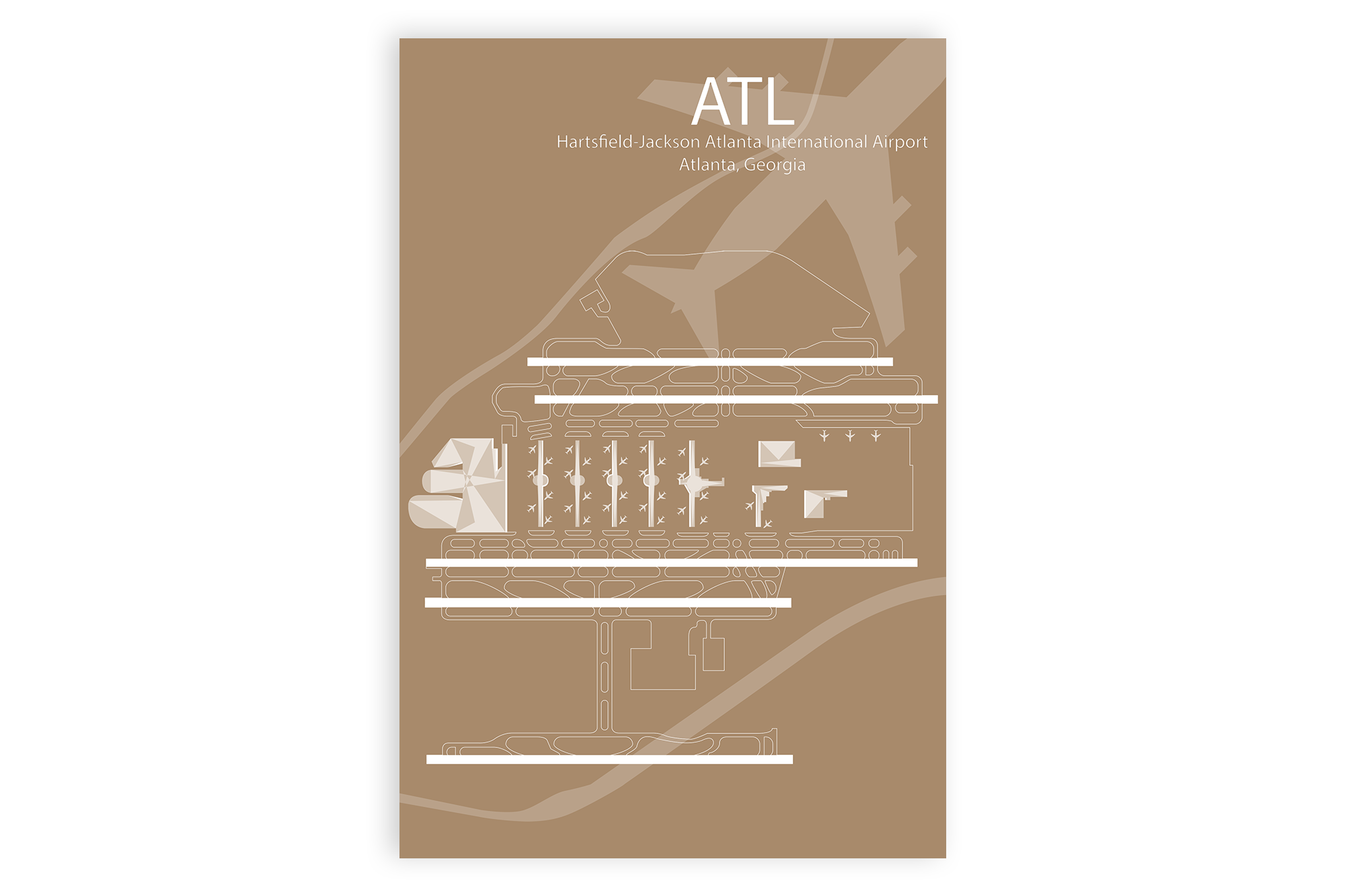 atl airport diagram