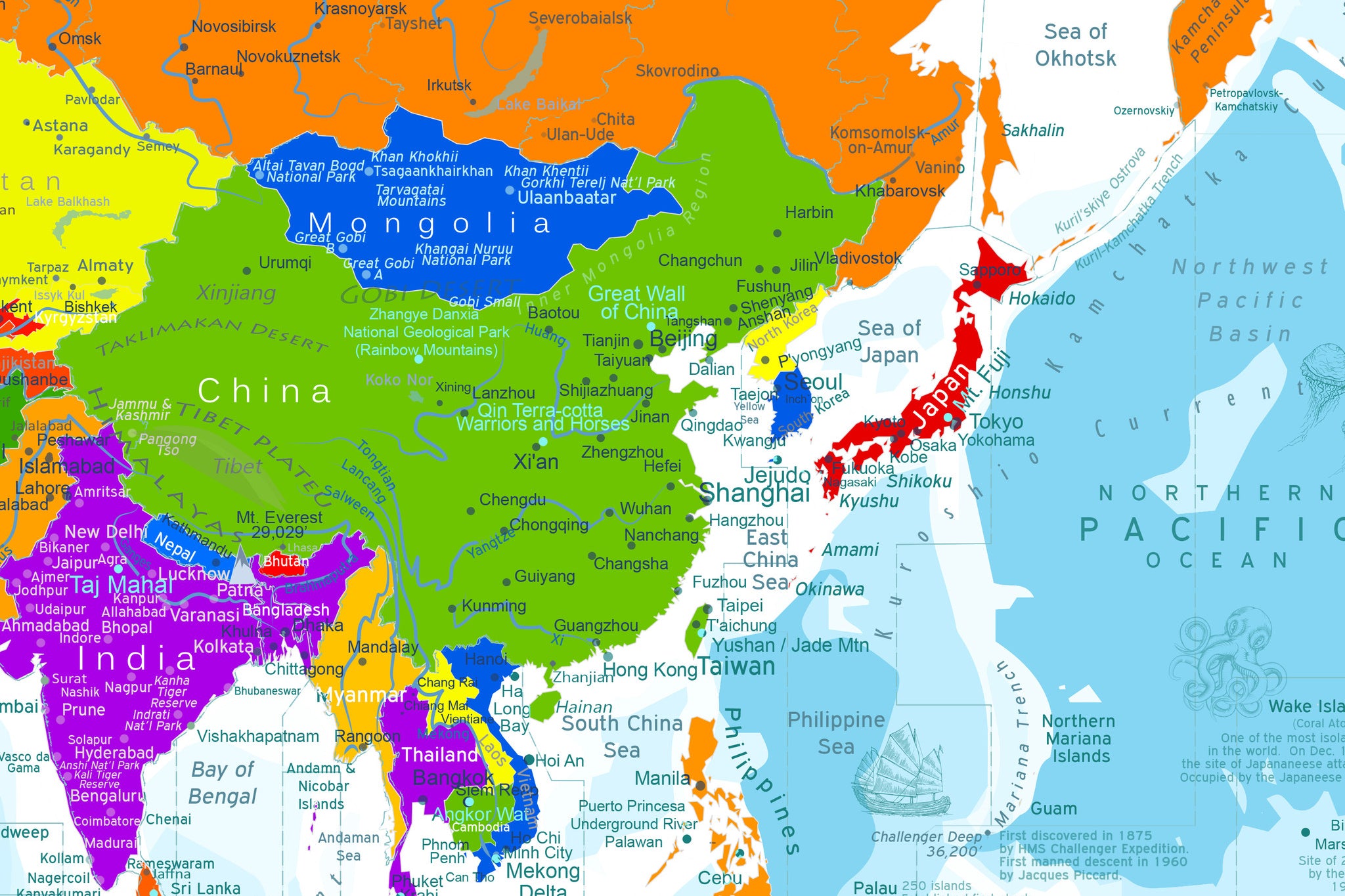 kids world map