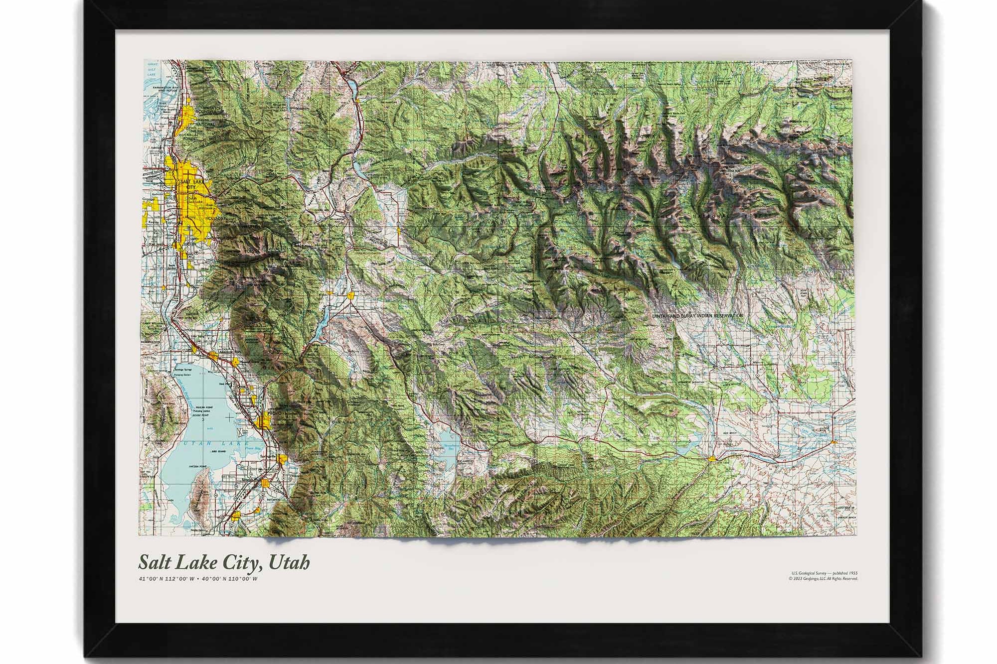 Salt Lake City Ski Map
