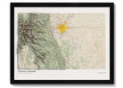 Topo Map of denver colorado
