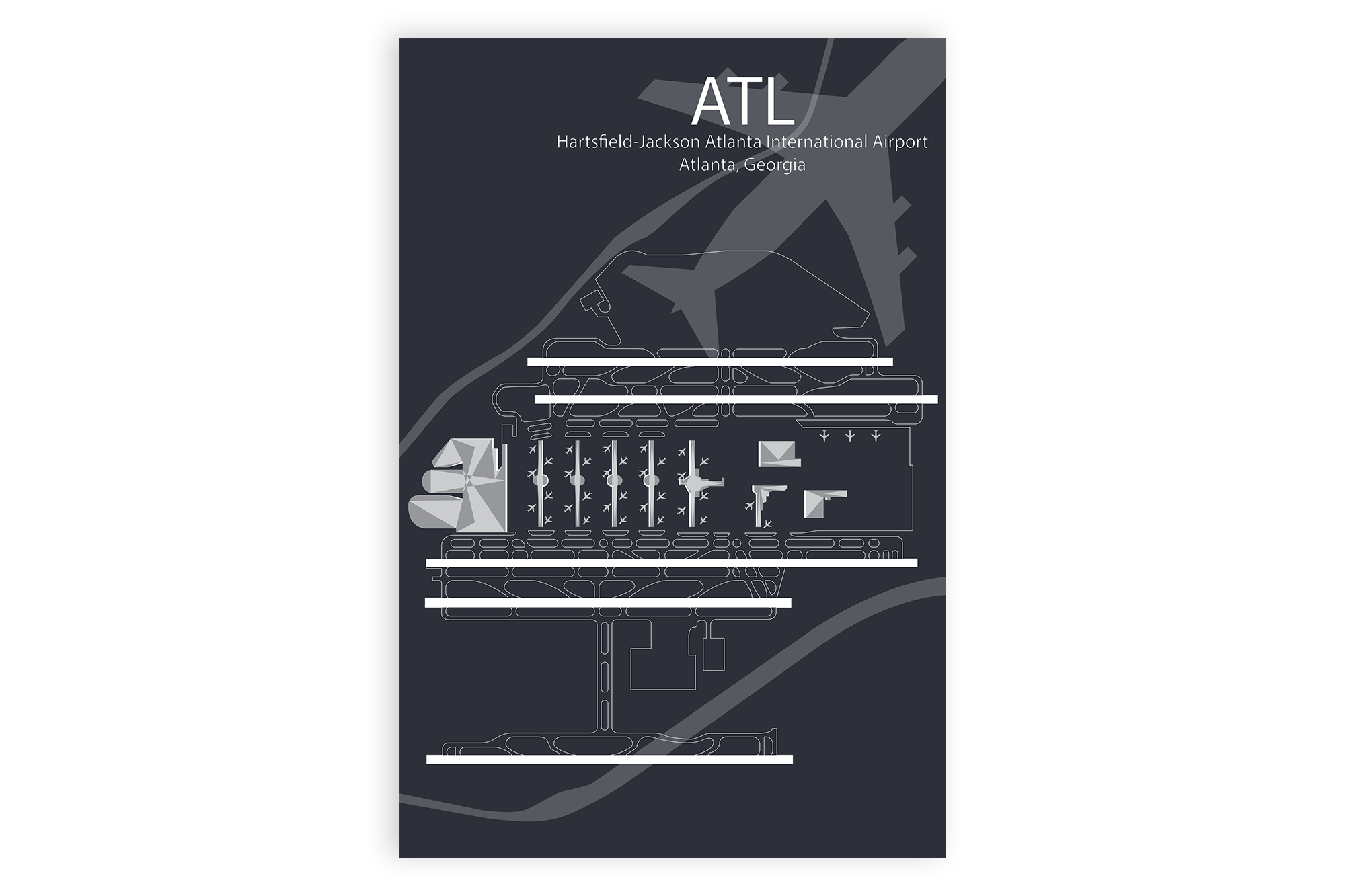 map of atlanta airport