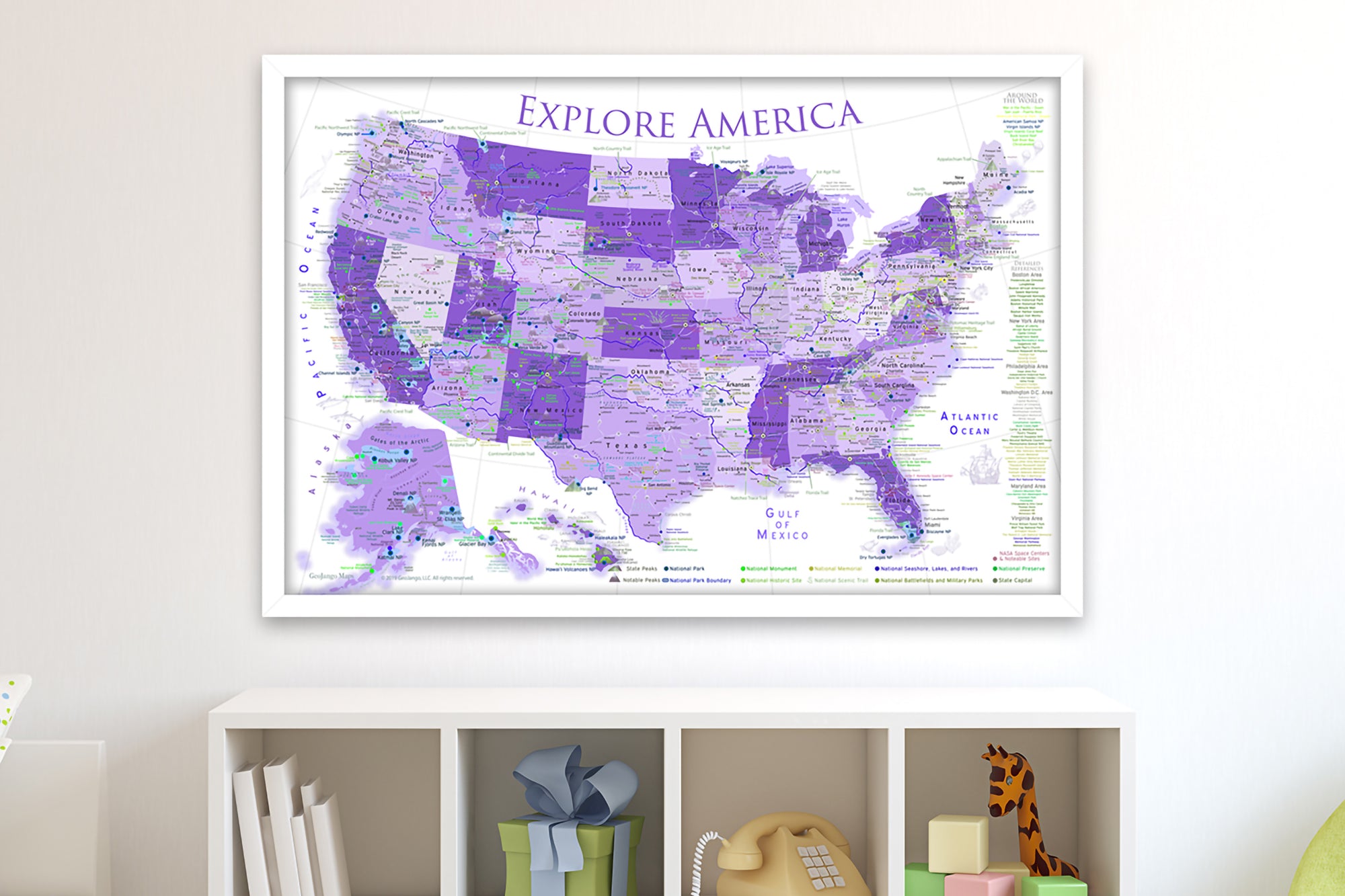 purple kids map