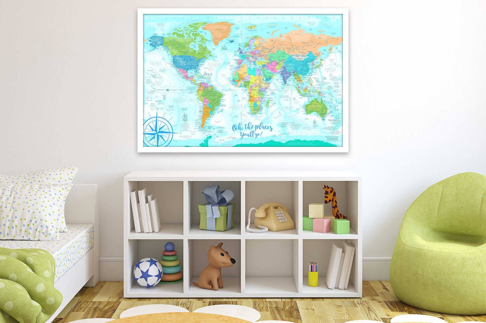 educational kids maps