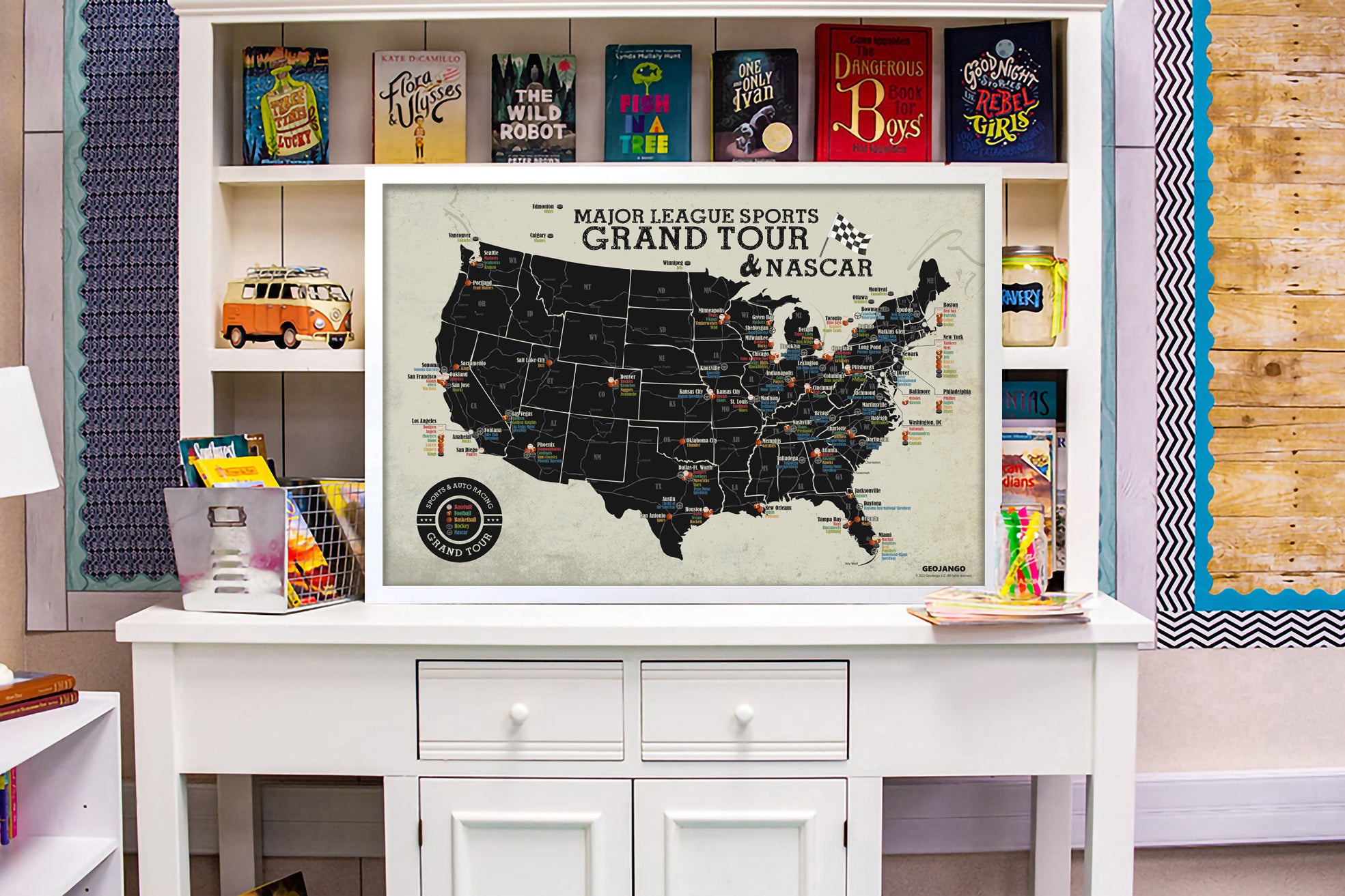 pro sports map