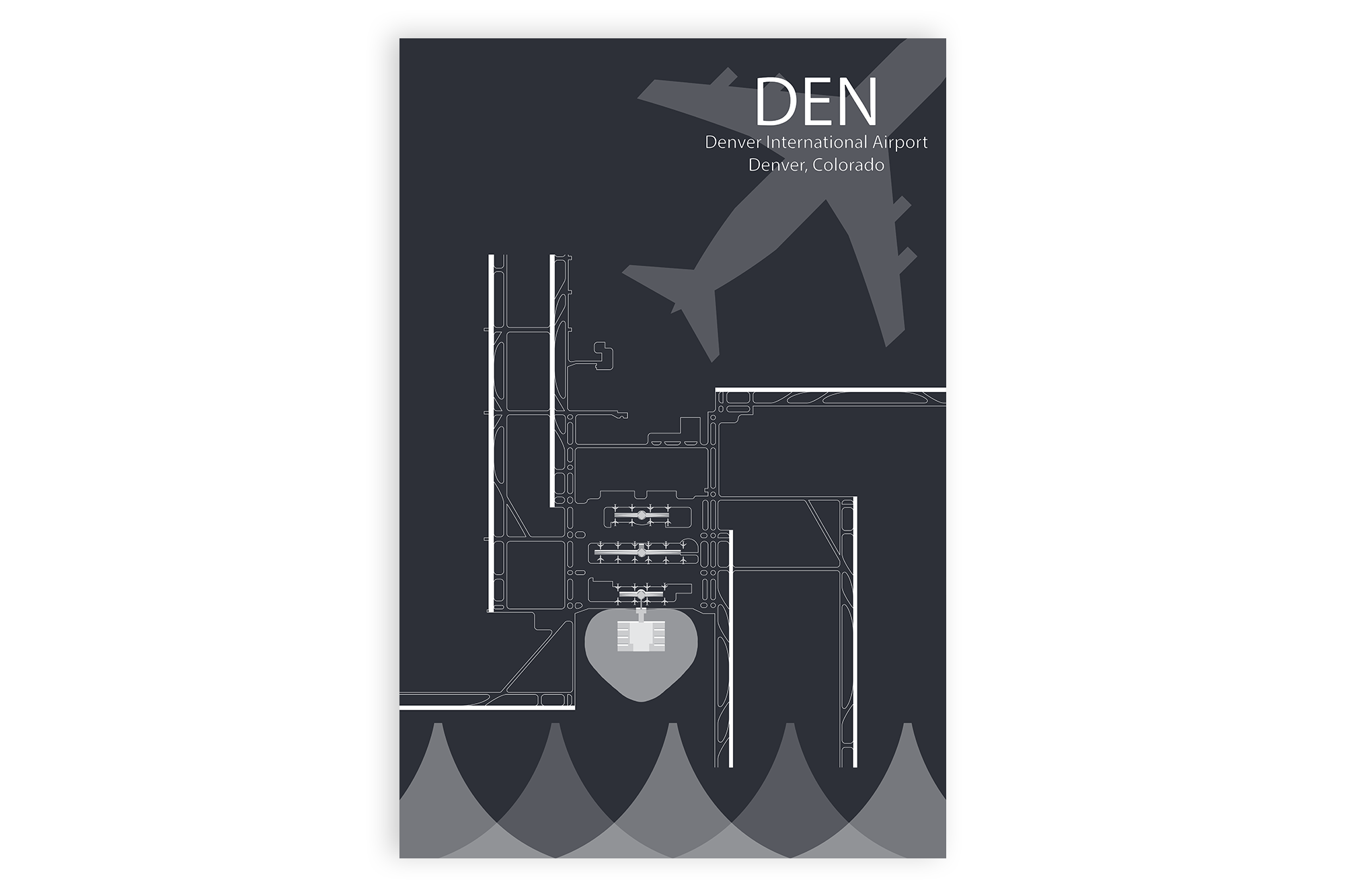 den airport map