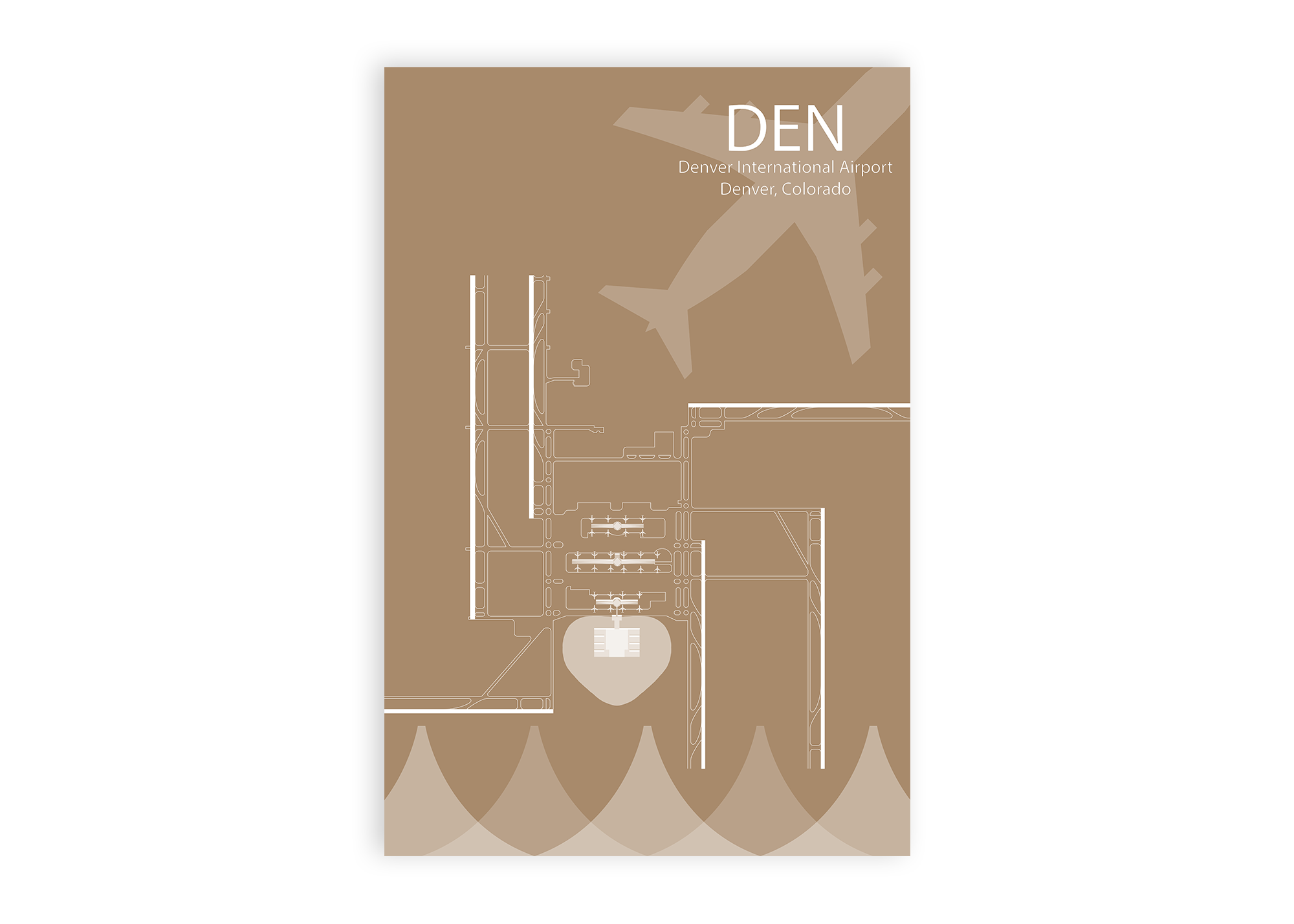 maps denver airport