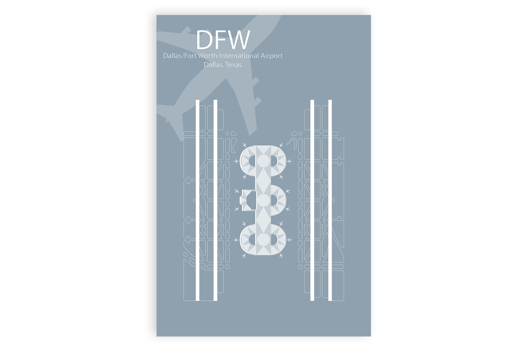dfw airport map