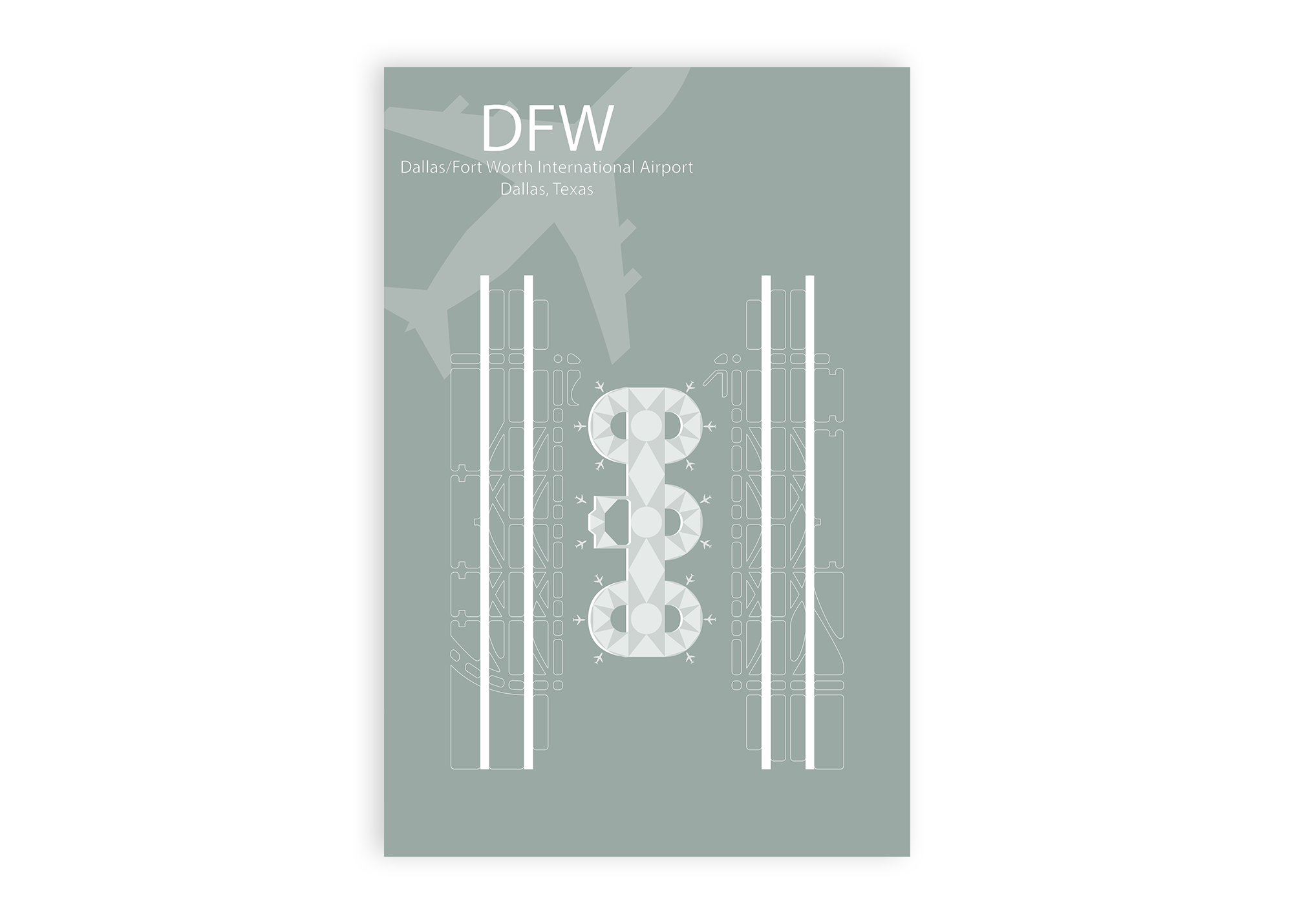 map dfw airport