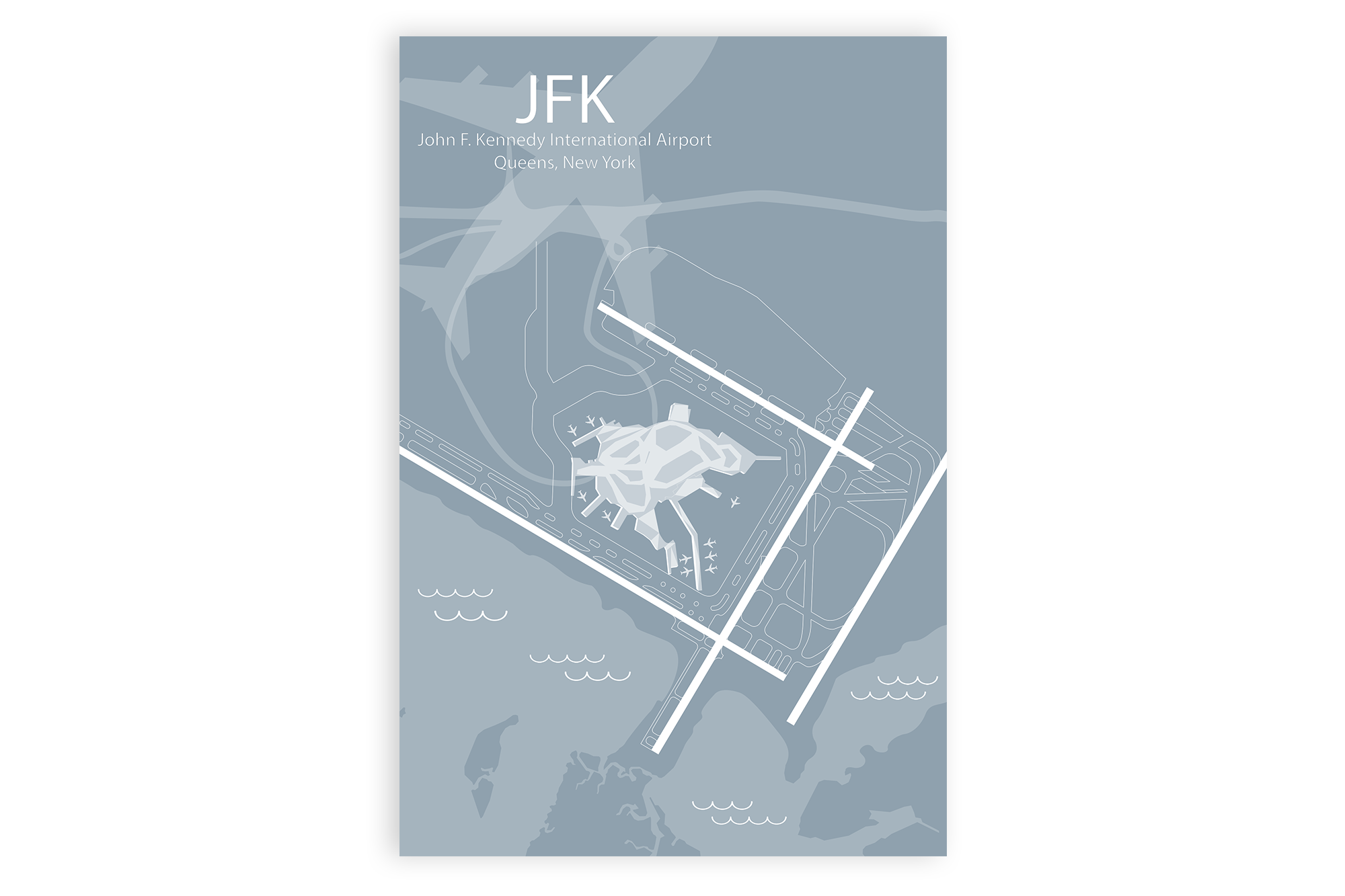 jfk airport map