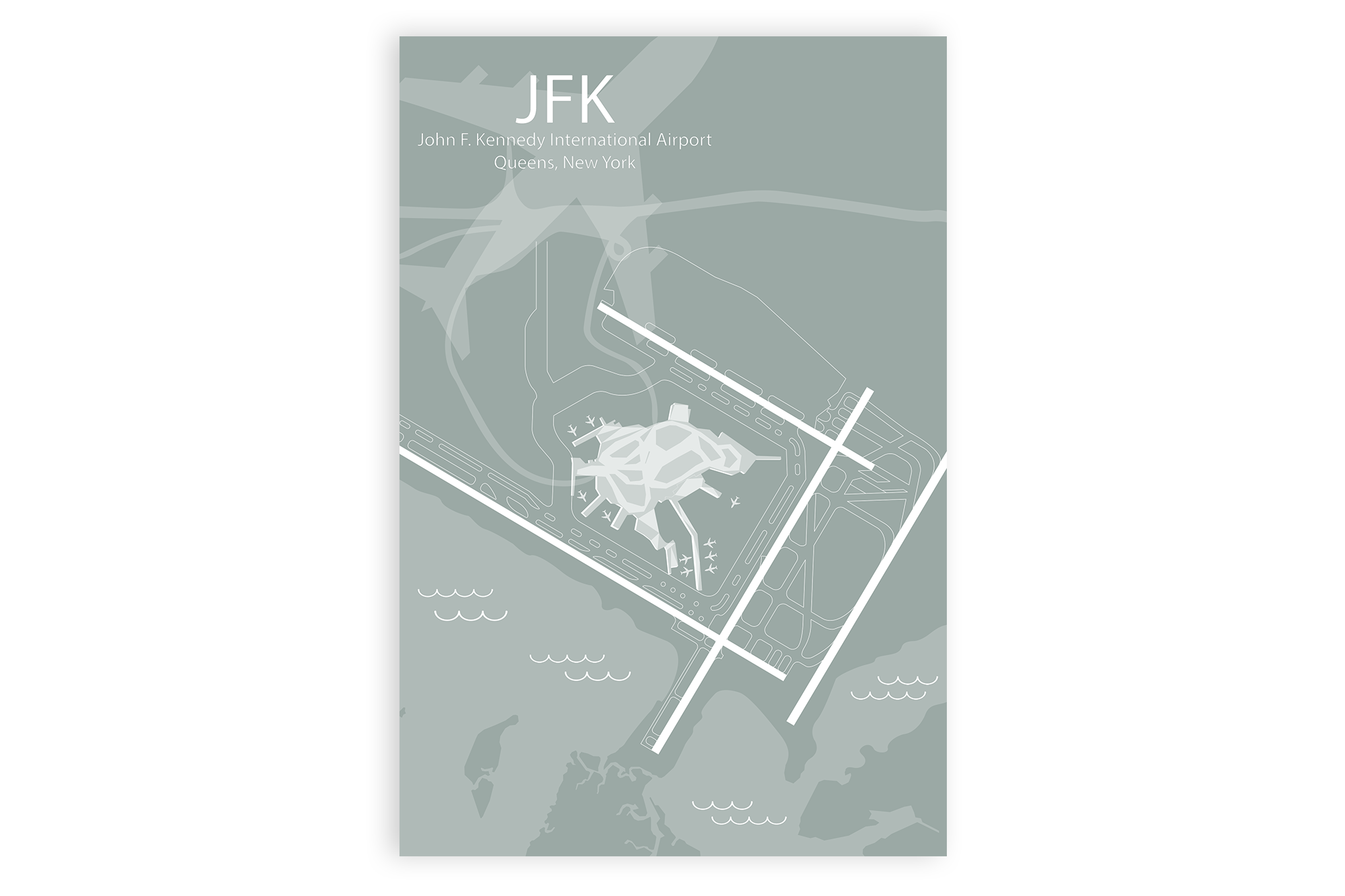 map jfk airport