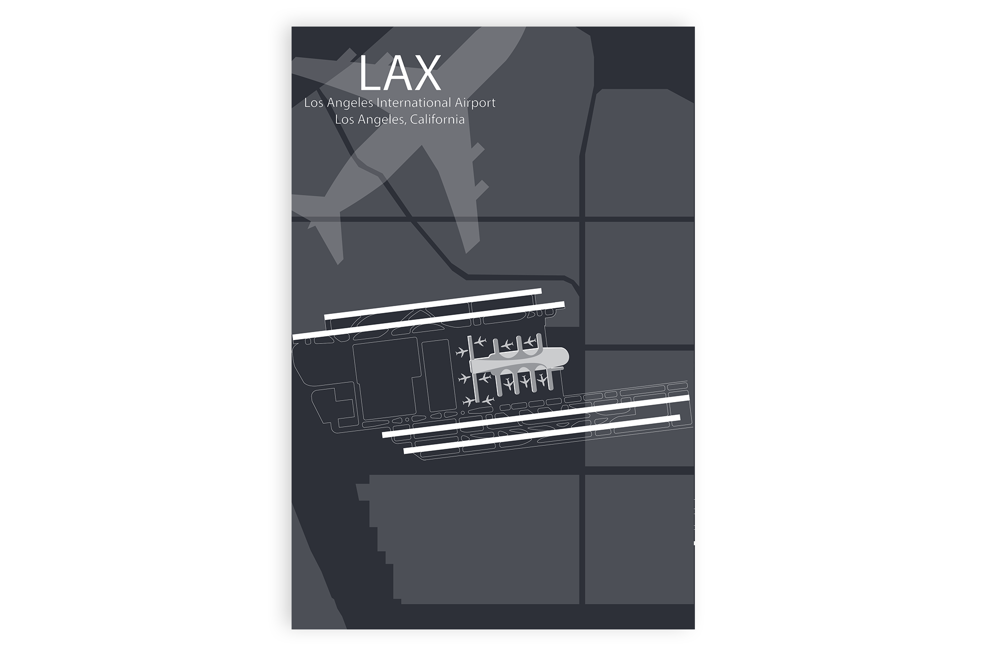 maps los angleles airport