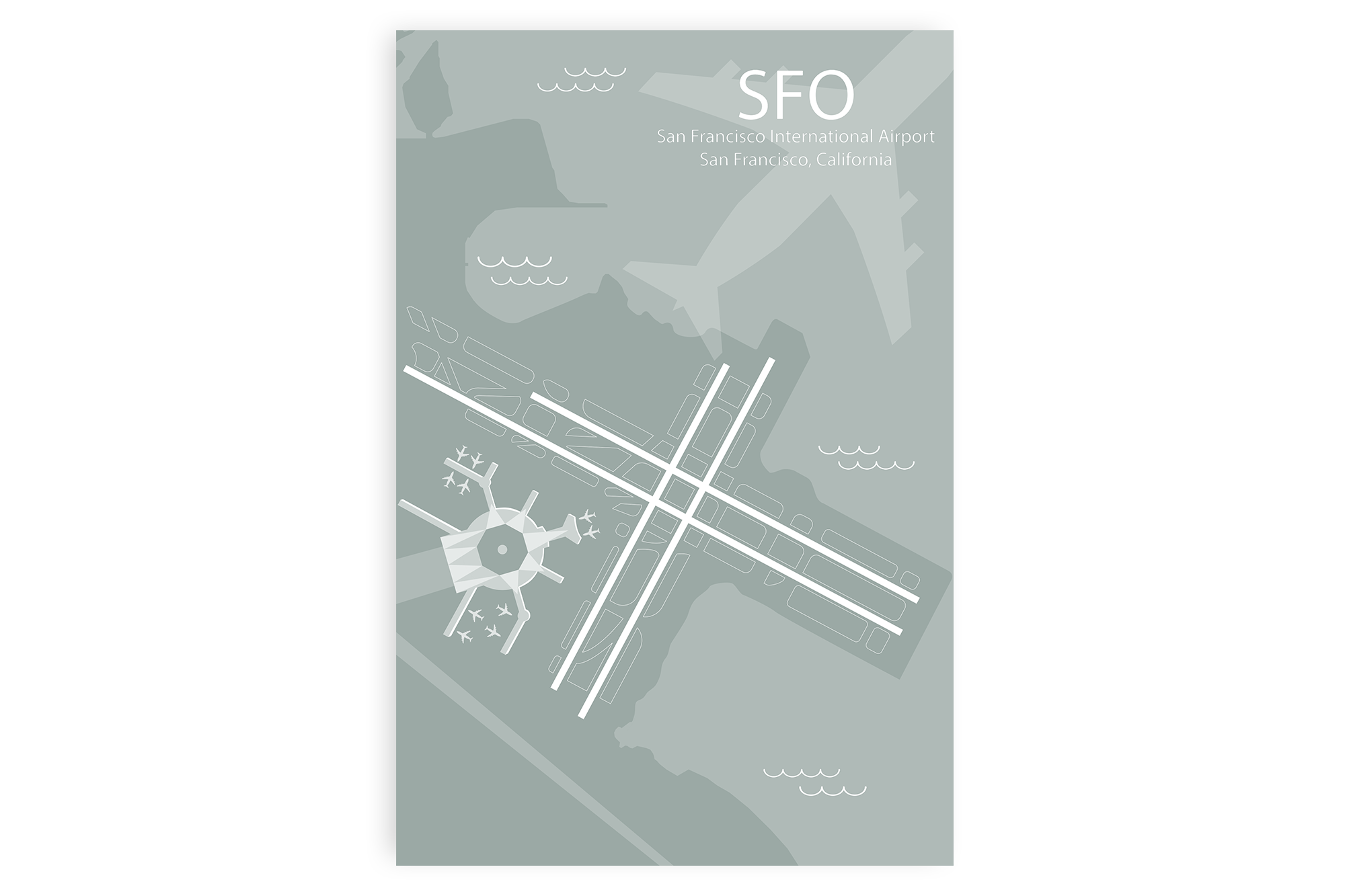 map sfo airport