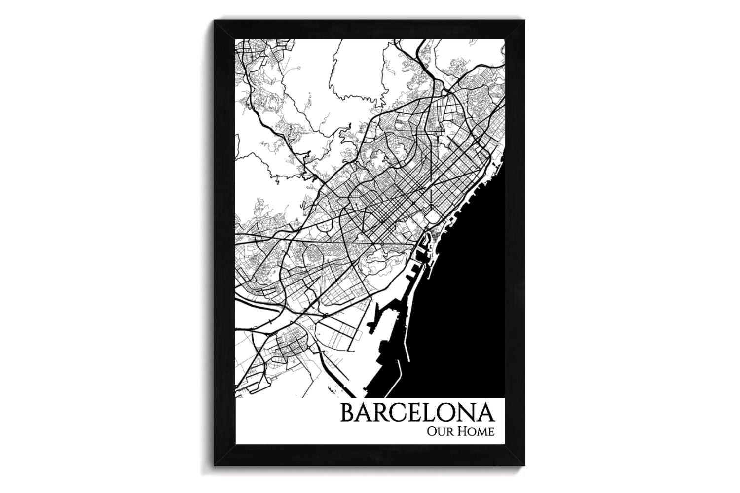 Barcelona map