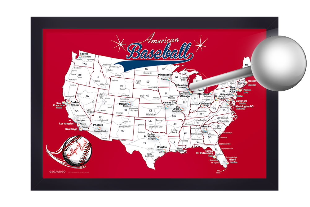 baseball pin map