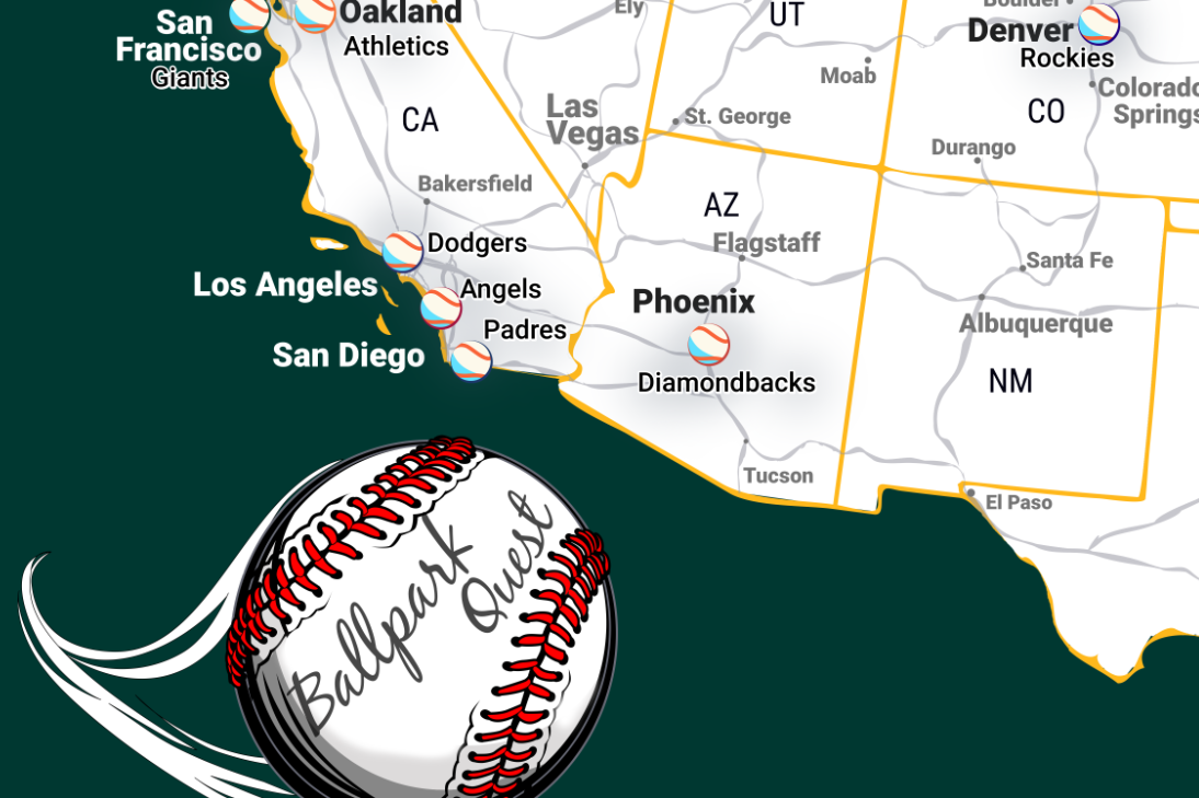 custom baseball map