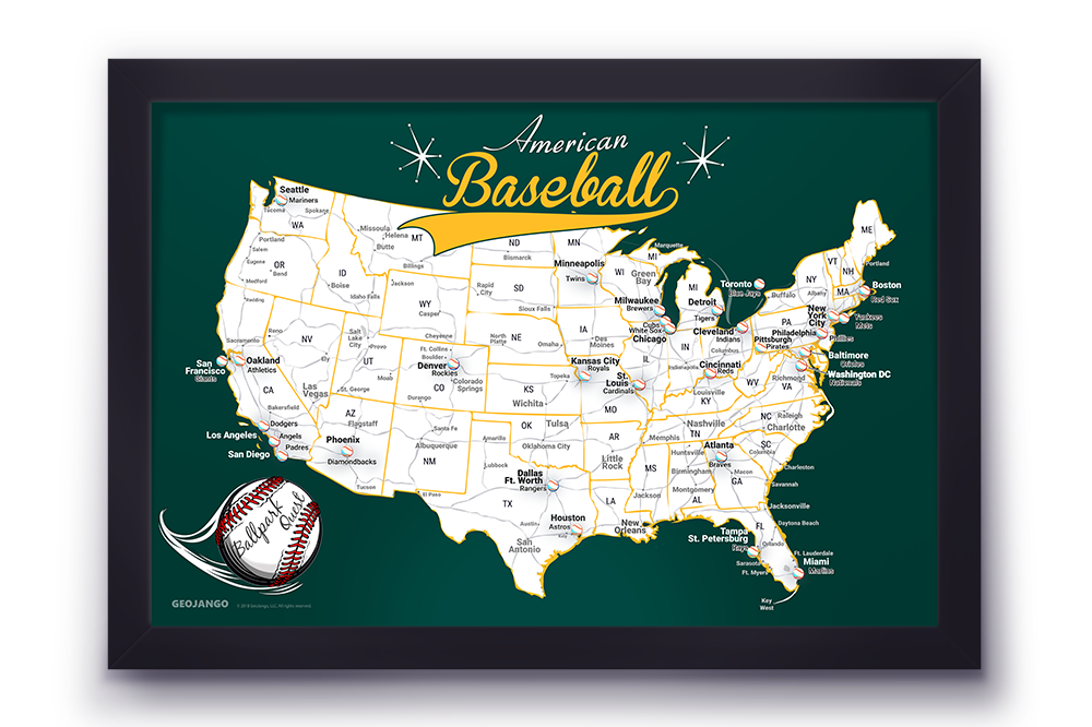 Oakland Athletics Map