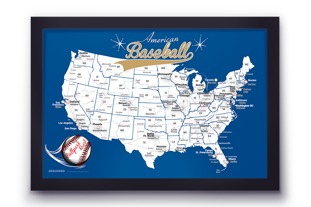 Baseball Stadium Map