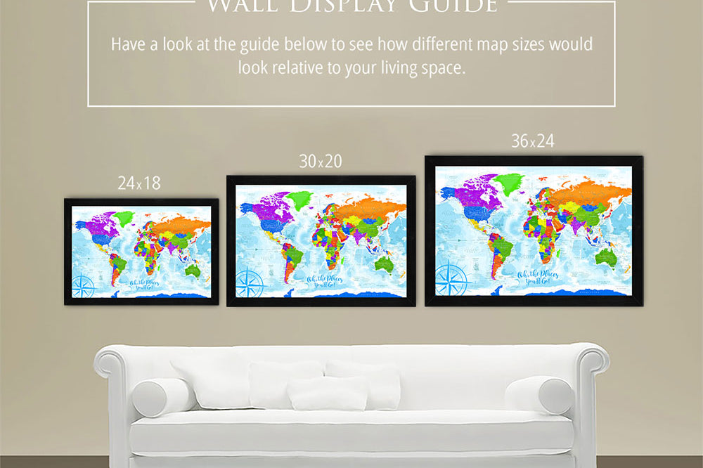 custom wall maps