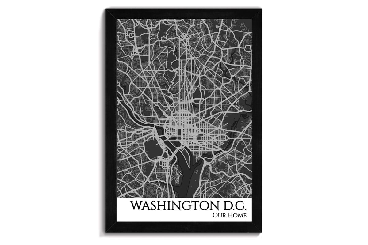 washington dc map
