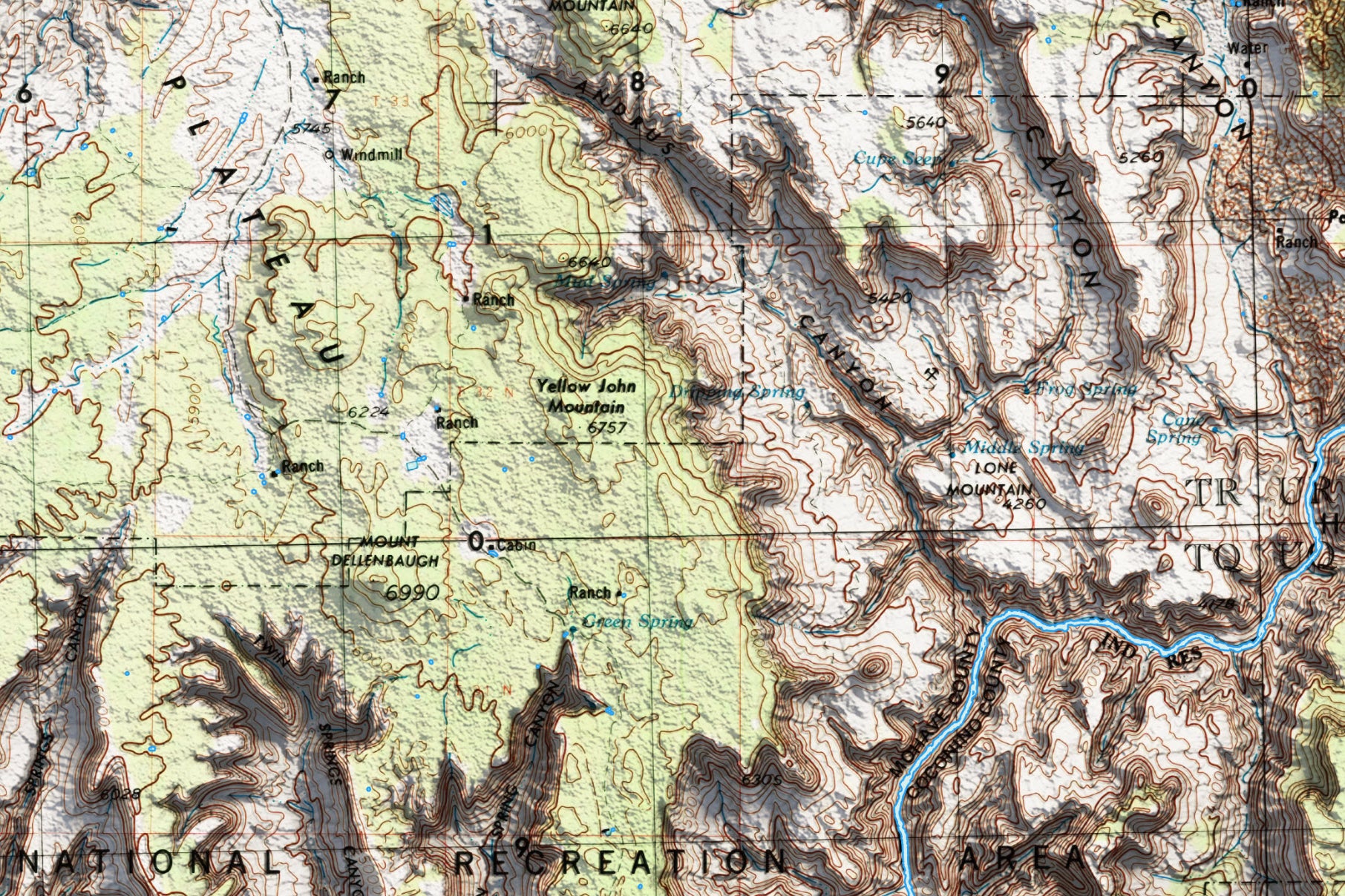3d view of colorado river
