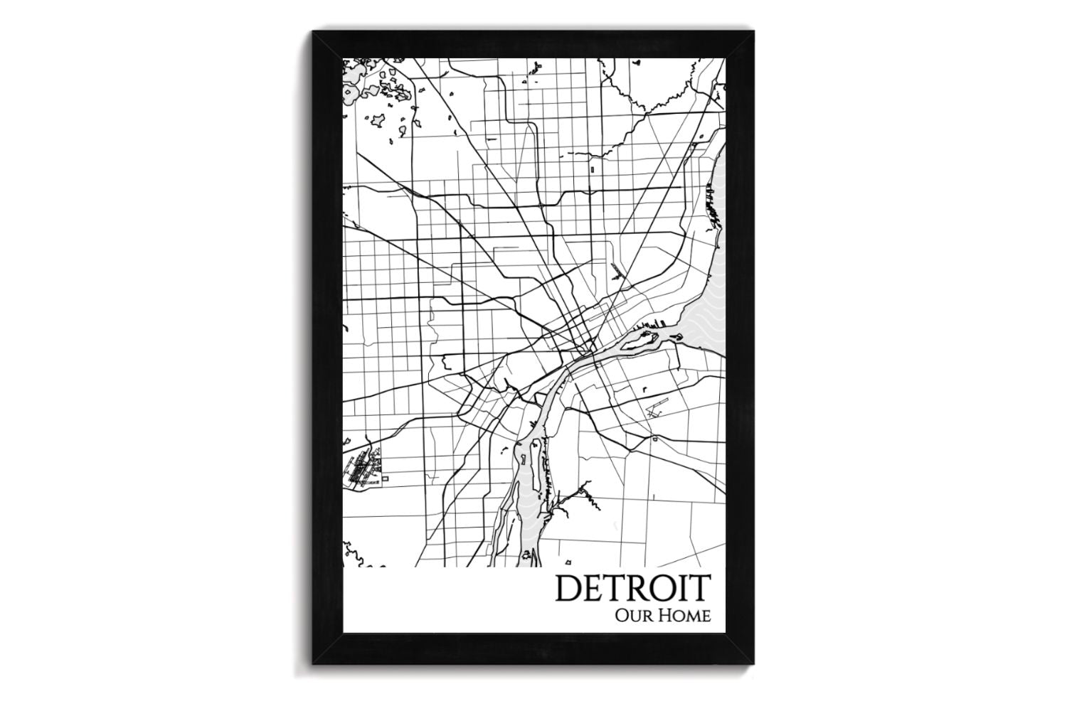 Detroit Michigan Map