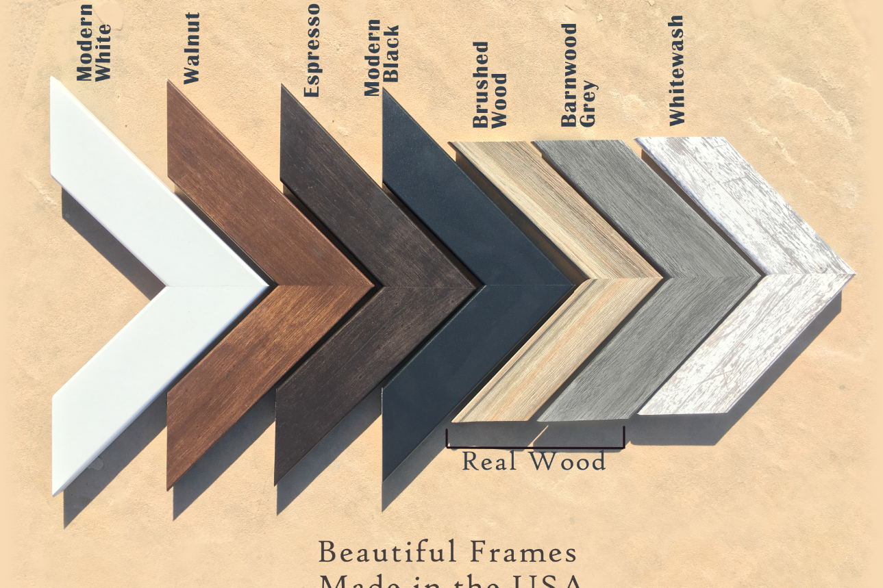wooden frames