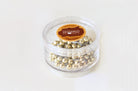 gold push pins