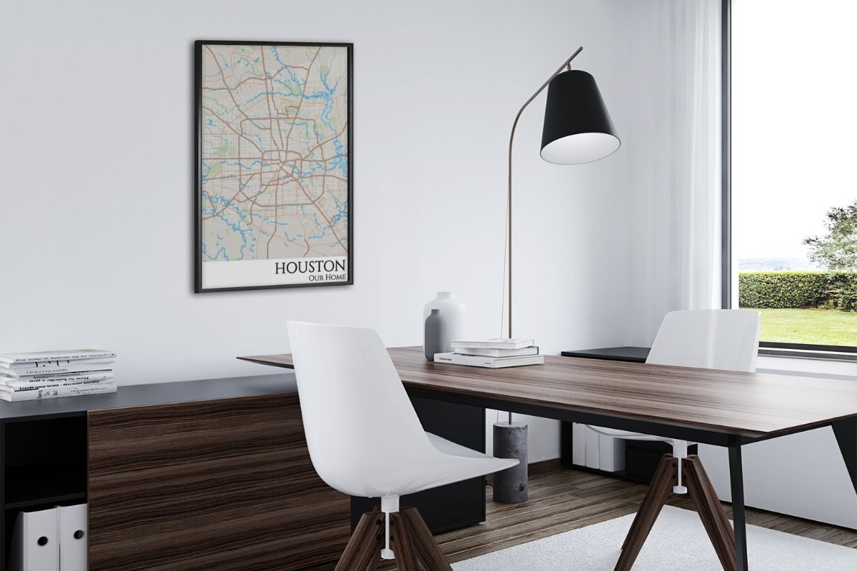 houston push pin map