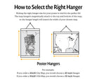 how to select poster hanger