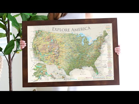 national parks usa map