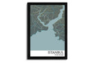 custom map of istanbul