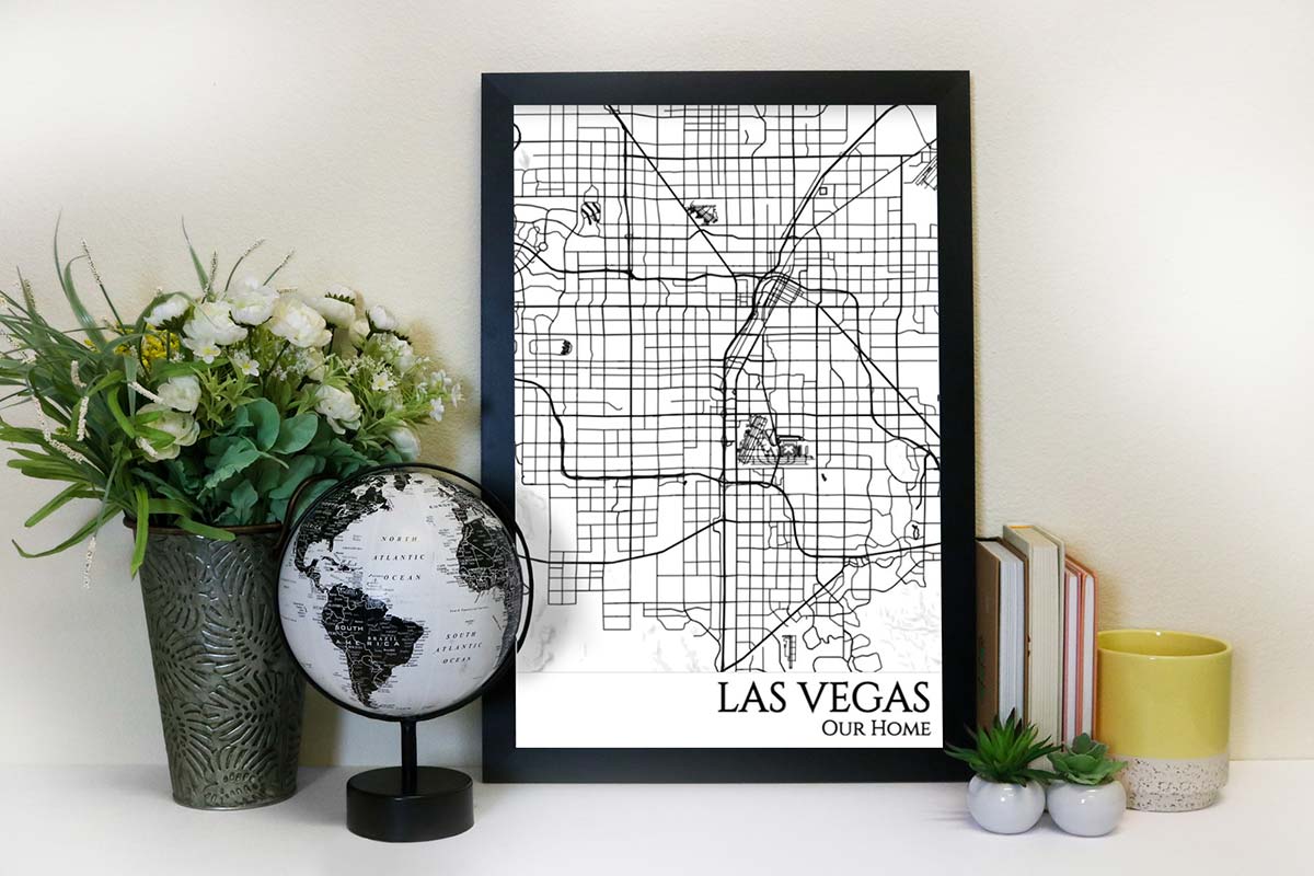 las vegas nevada map