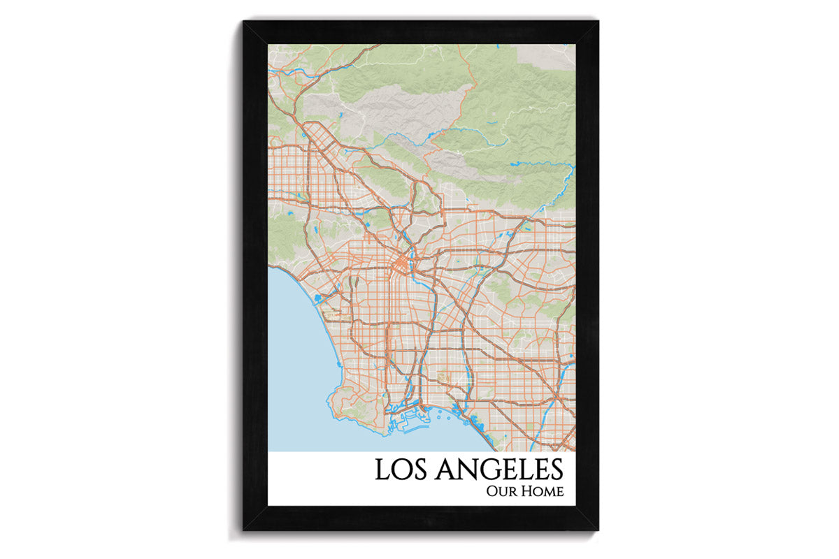 los angeles Map